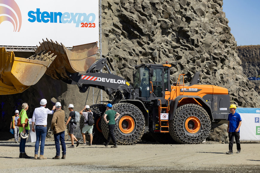 Impressive First Appearance for Develon at STEINEXPO 2023
